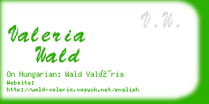 valeria wald business card